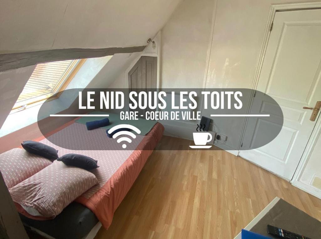Le Nid Sous Les Toits - Fibre Wi Fi - Coeur De Ville Historique - Gare Troyes Ngoại thất bức ảnh